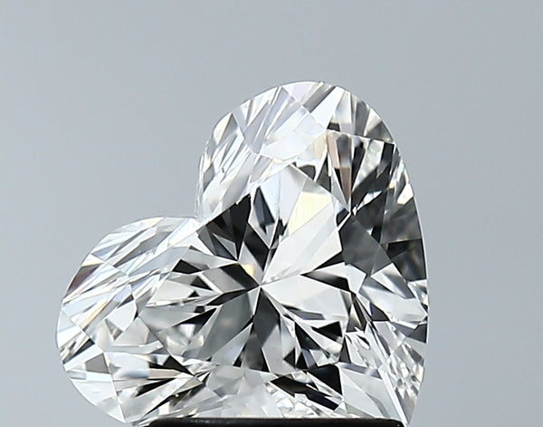 Lab-Grown 2.06 Carat Heart Shape Diamond color F Clarity VS2, precious stones, engagement diamonds