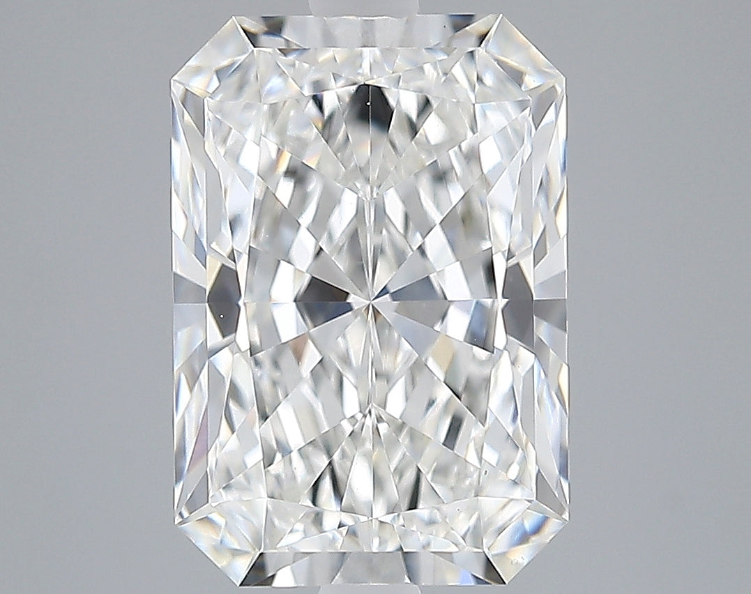 Lab-Grown 3.09 Carat Radiant Cut Diamond color E Clarity VVS2, precious stones, engagement diamonds