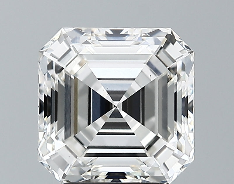 Lab-Grown 3.00 Carat Asscher Cut Diamond color H Clarity VS1 With GIA Certificate, precious stones, engagement diamonds
