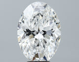 Lab-Grown 6.28 Carat Oval Shape Diamond color E Clarity VS1 With GIA Certificate, precious stones, engagement diamonds