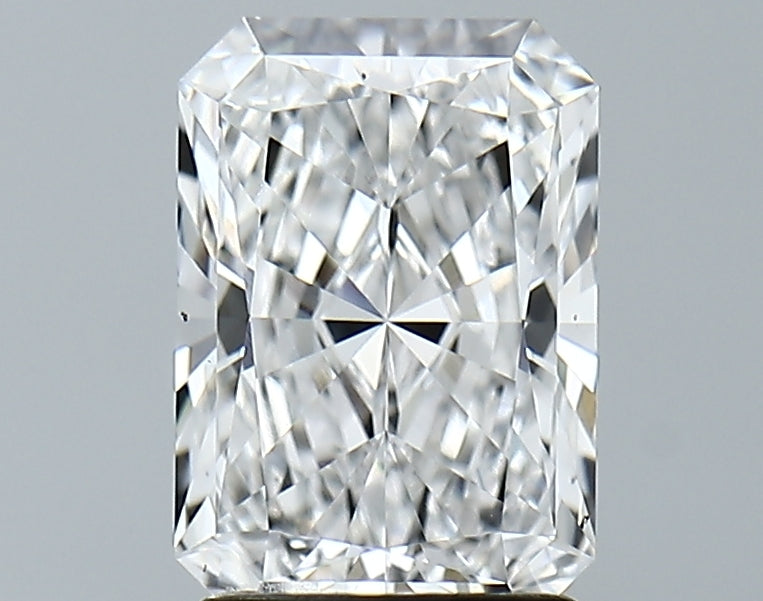 Lab-Grown 2.08 Carat Radiant Cut Diamond color E Clarity VVS1 With GIA Certificate, precious stones, engagement diamonds