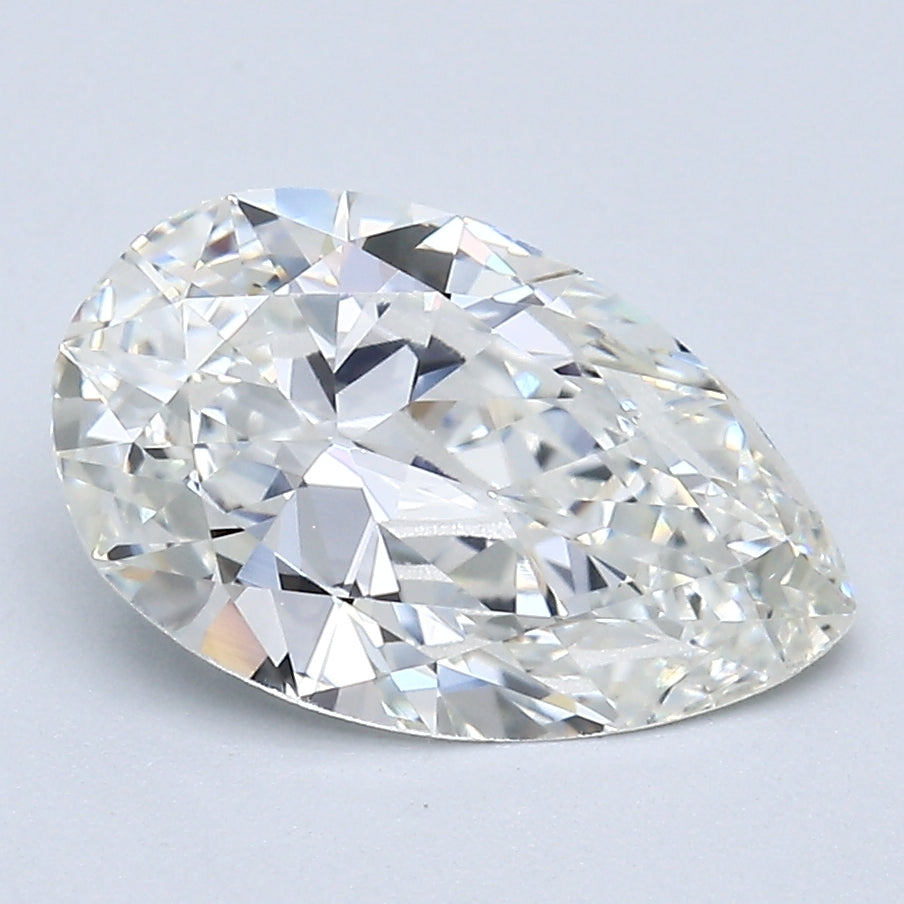 2.45 Carat Pear Shape Natural Mined Diamond I Color VS2 Clarity With GIA Certificate, natural diamonds, precious stones, engagement diamonds