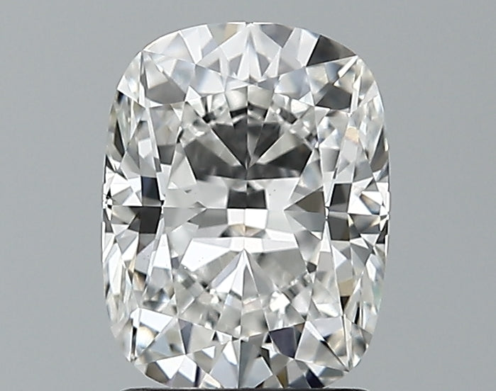 Lab-Grown 1.54 Carat Cushion Modified Brilliant Cut Diamond color F Clarity VS1 With GIA Certificate, precious stones, engagement diamonds