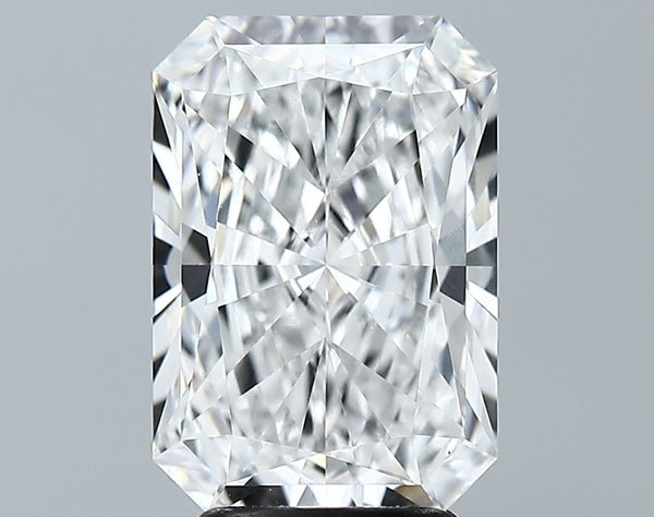 Lab-Grown 3.74 Carat Radiant Cut Diamond color E Clarity VVS2 With GIA Certificate, precious stones, engagement diamonds