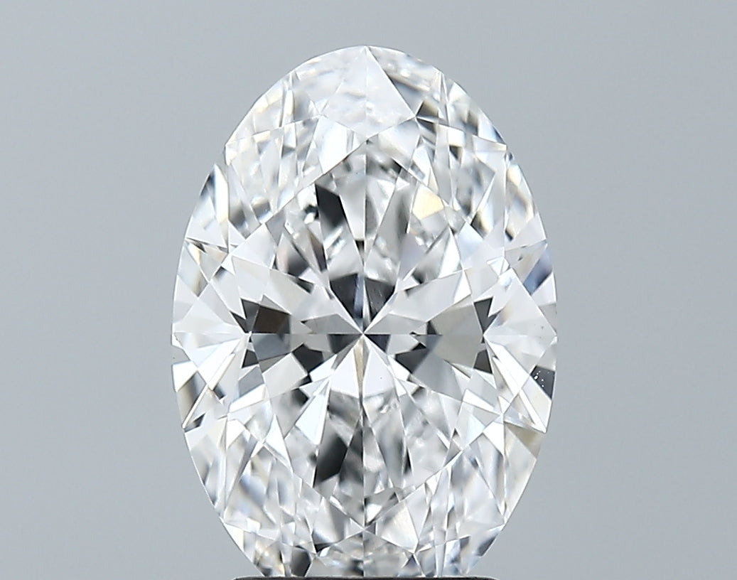 Lab-Grown 2.92 Carat Oval Shape Diamond color E Clarity VVS2 With GIA Certificate, precious stones, engagement diamonds