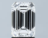 Lab-Grown 2.04 Carat Emerald Cut Diamond color D Clarity VS2 With GIA Certificate, precious stones, engagement diamonds