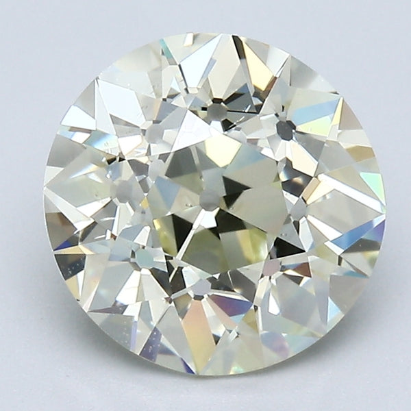 3.01 Carat Old European Cut Diamond color N Clarity VS2, natural diamonds, precious stones, engagement diamonds