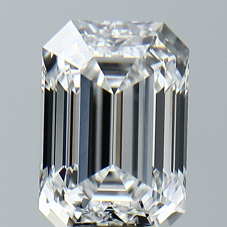 Lab-Grown 3.63 Carat Emerald Cut Diamond color E Clarity VVS2, precious stones, engagement diamonds