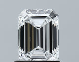 Lab-Grown 1.01 Carat Emerald Cut Diamond color D Clarity VVS1 With GIA Certificate, precious stones, engagement diamonds