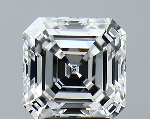 Lab-Grown 3.02 Carat Asscher Cut Diamond color E Clarity VVS2 With GIA Certificate, precious stones, engagement diamonds