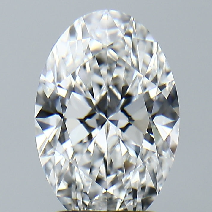 Lab-Grown 2.19 Carat Oval Shape Diamond color D Clarity VS1, precious stones, engagement diamonds
