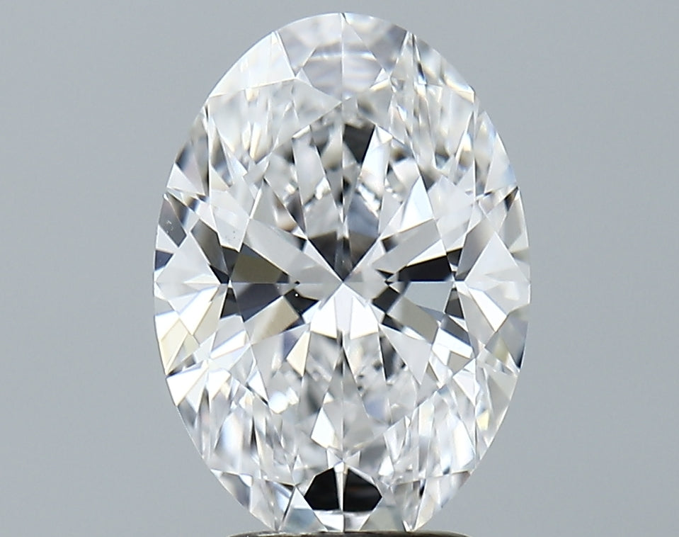 Lab-Grown 2.85 Carat Oval Shape Diamond color D Clarity VS1 With GIA Certificate, precious stones, engagement diamonds