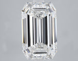 Lab-Grown 4.02 Carat Emerald Cut Diamond color E Clarity VS2 With GIA Certificate, precious stones, engagement diamonds