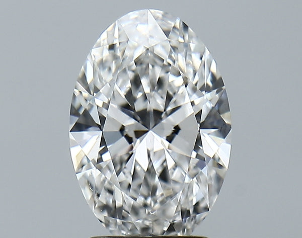 Lab-Grown 2.12 Carat Oval Shape Diamond color E Clarity VS1 With GIA Certificate, precious stones, engagement diamonds