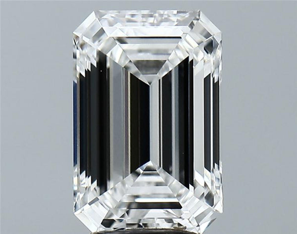 Lab-Grown 3.70 Carat Emerald Cut Diamond color E Clarity VVS2 With GIA Certificate, precious stones, engagement diamonds