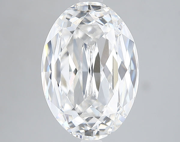 Lab-Grown 4.69 Carat Oval Modified Shape Diamond color F Clarity VS1 With GIA Certificate, precious stones, engagement diamonds