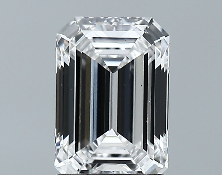 Lab-Grown 1.79 Carat Emerald Cut Diamond color E Clarity SI1 With GIA Certificate, precious stones, engagement diamonds