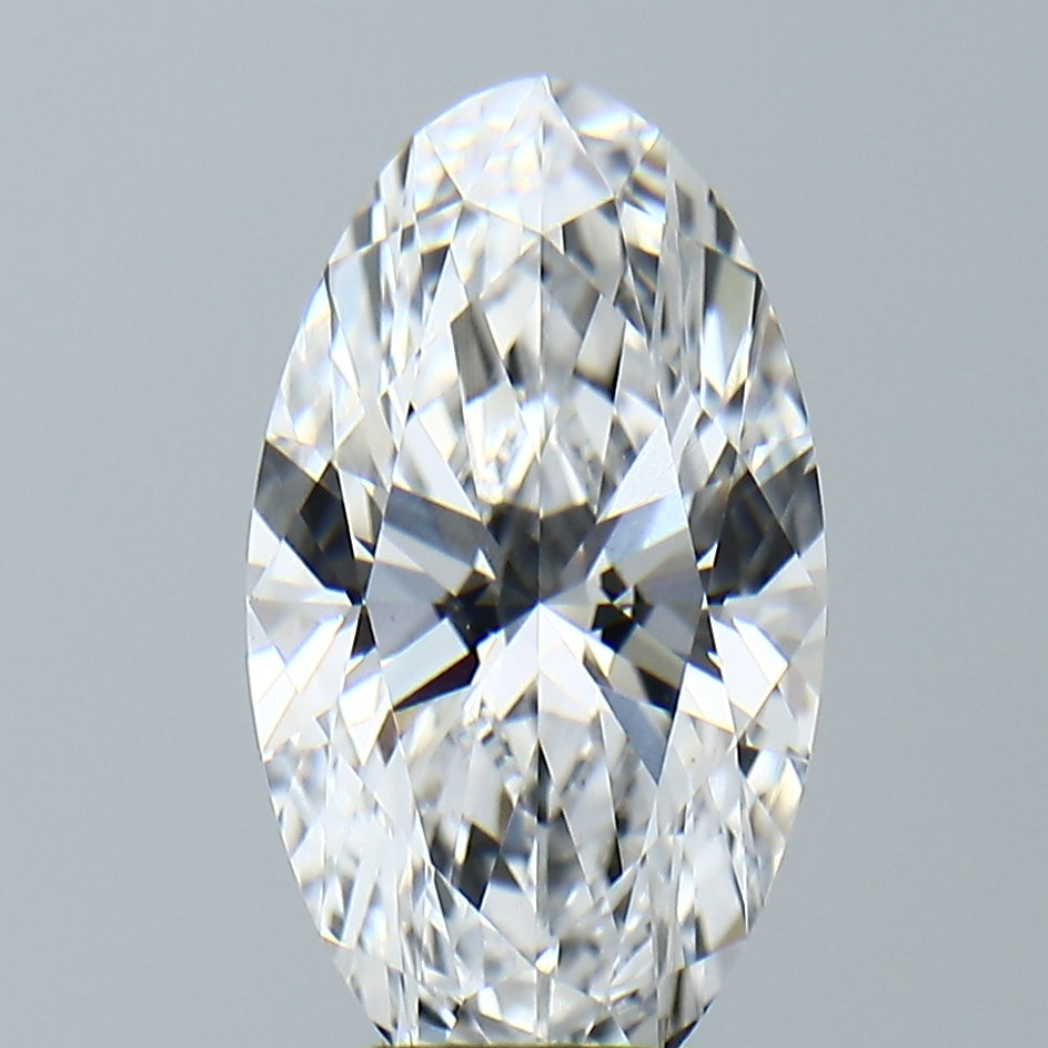 Lab-Grown 3.36 Carat Moval Shape Diamond color D Clarity VVS2, precious stones, engagement diamonds