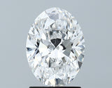 Lab-Grown 1.64 Carat Oval Shape Diamond color D Clarity VVS2 With GIA Certificate, precious stones, engagement diamonds