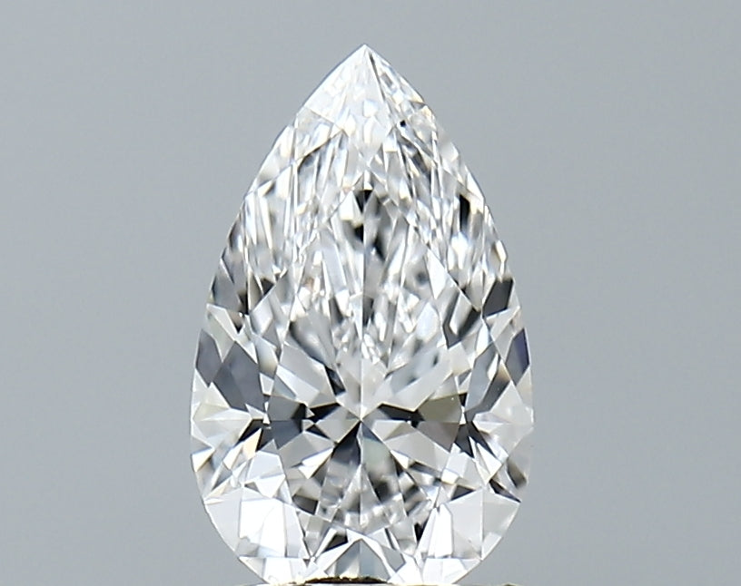 Lab-Grown 1.09 Carat Pear Shape Diamond color E Clarity VVS1 With GIA Certificate, precious stones, engagement diamonds