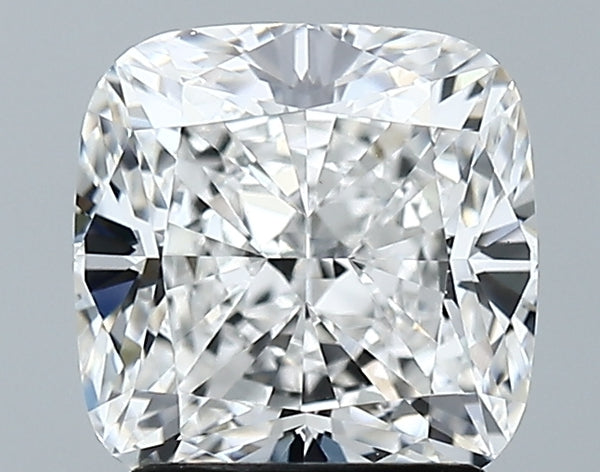 Lab-Grown 2.51 Carat Cushion Brilliant Diamond color E Clarity VVS2, precious stones, engagement diamonds