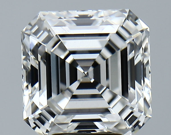 Lab-Grown 5.14 Carat Asscher Cut Diamond color E Clarity VVS2, precious stones, engagement diamonds