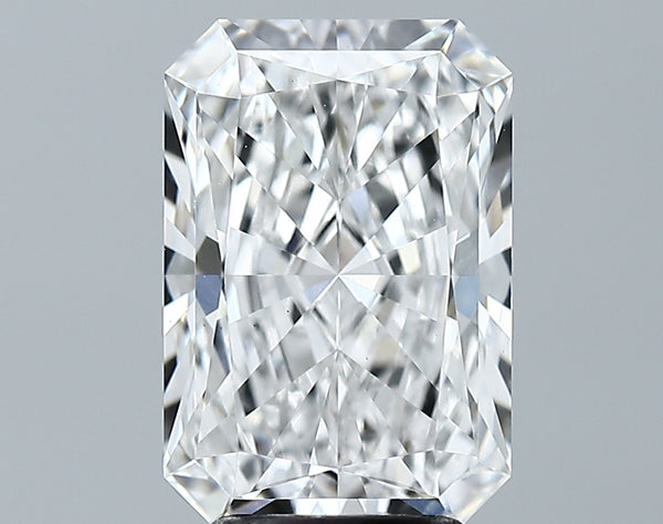 Lab-Grown 3.67 Carat Radiant Cut Diamond color E Clarity VS2 With GIA Certificate, precious stones, engagement diamonds