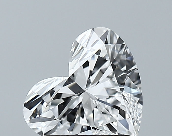 Lab-Grown 1.29 Carat Heart Shape Diamond color D Clarity VVS2 With GIA Certificate, precious stones, engagement diamonds