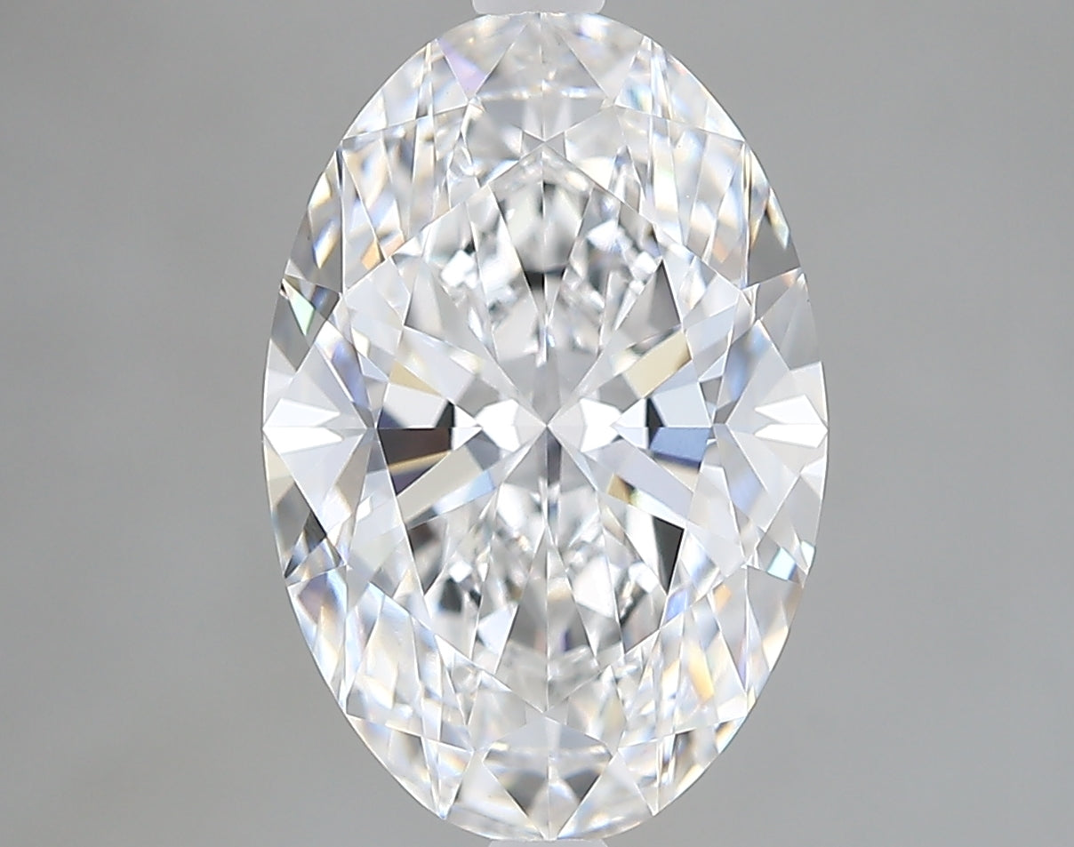 Lab-Grown 3.09 Carat Oval Shape Diamond color E Clarity VVS2, precious stones, engagement diamonds