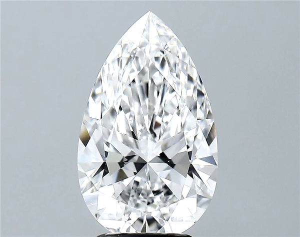 Lab-Grown 2.93 Carat Pear Shape Diamond color D Clarity VVS2 With GIA Certificate, precious stones, engagement diamonds