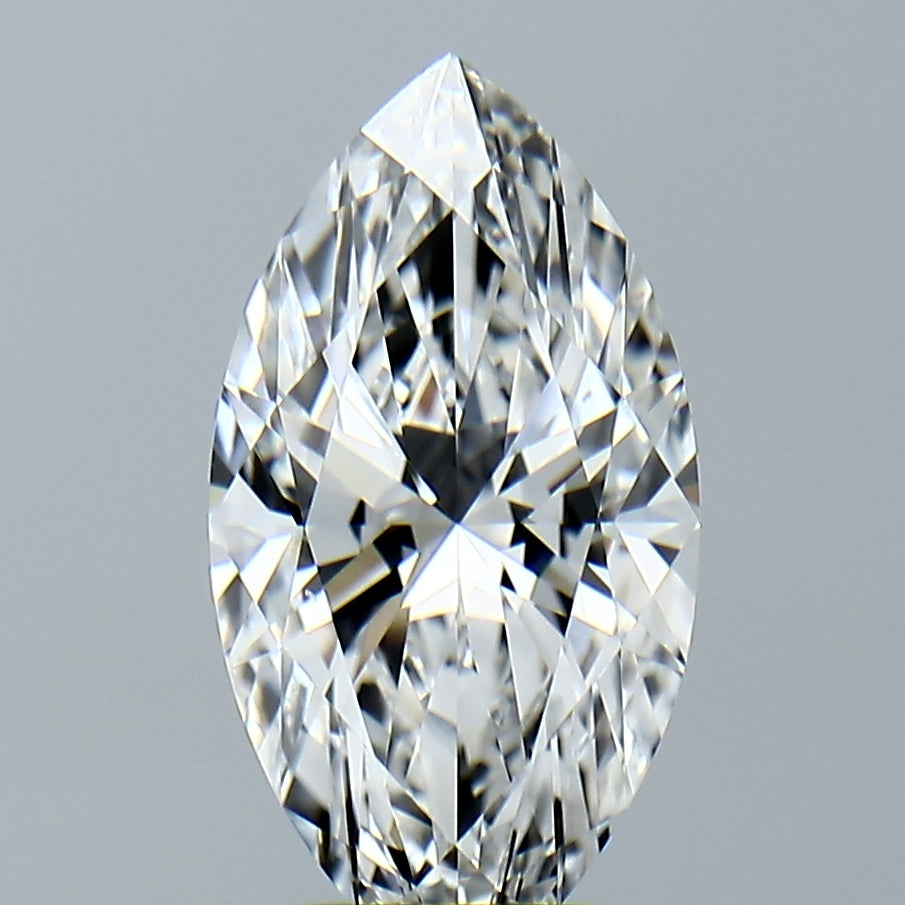 Lab-Grown 2.72 Carat Marquis Shape Diamond color E Clarity VVS2, precious stones, engagement diamonds
