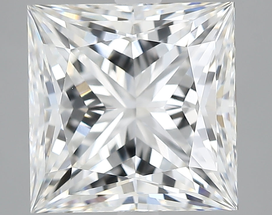 Lab-Grown 4.64 Carat Princess Cut Diamond color E Clarity VVS2, precious stones, engagement diamonds