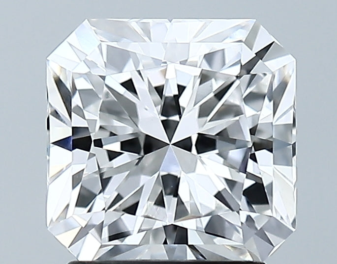 Lab-Grown 2.10 Carat Square Radiant Cut Diamond color E Clarity VVS2 With GIA Certificate, precious stones, engagement diamonds