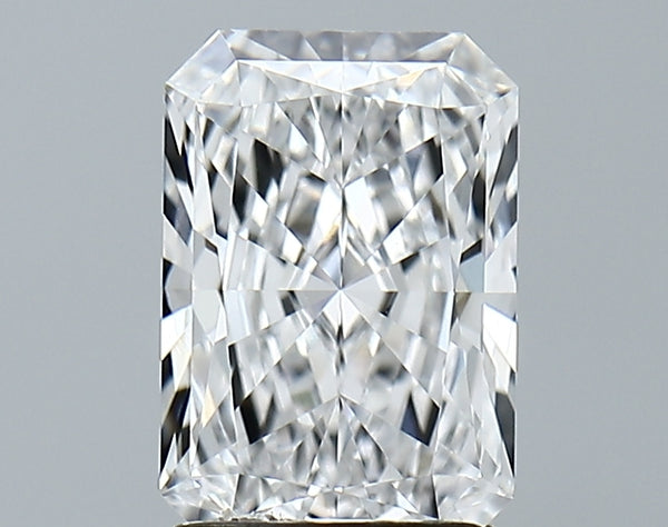 Lab-Grown 2.05 Carat Radiant Cut Diamond color D Clarity VVS2 With GIA Certificate, precious stones, engagement diamonds