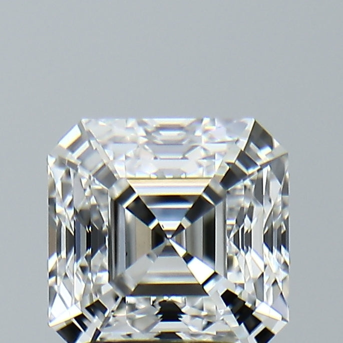 Lab-Grown 2.14 Carat Asscher Cut Diamond color F Clarity VVS2, precious stones, engagement diamonds