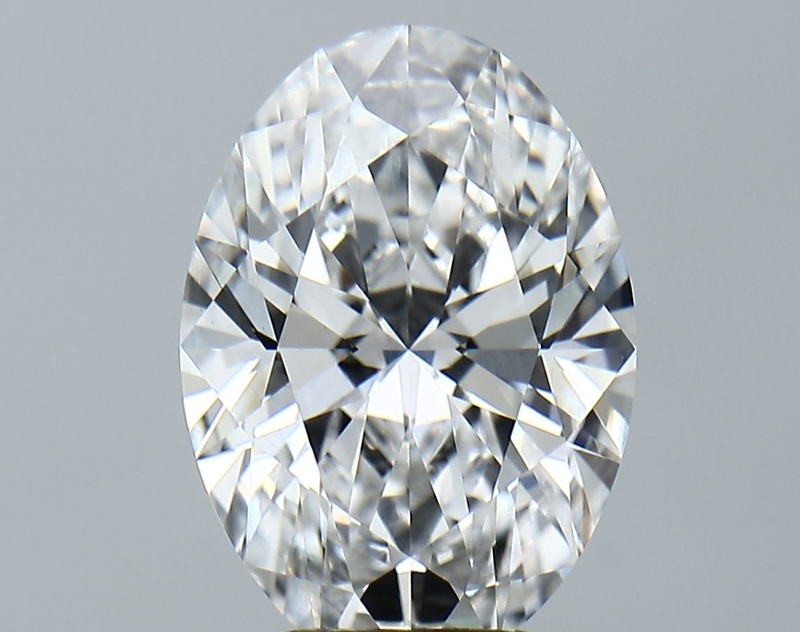 Lab-Grown 5.07 Carat Oval Shape Diamond color E Clarity VVS2 With GIA Certificate, precious stones, engagement diamonds