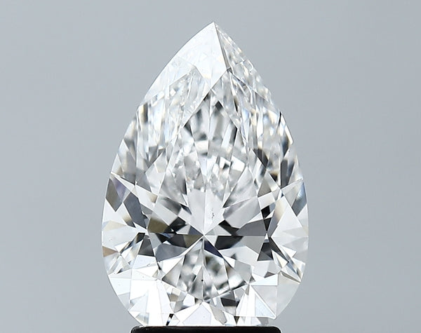 Lab-Grown 3.00 Carat Pear Shape Diamond color E Clarity SI1 With GIA Certificate, precious stones, engagement diamonds