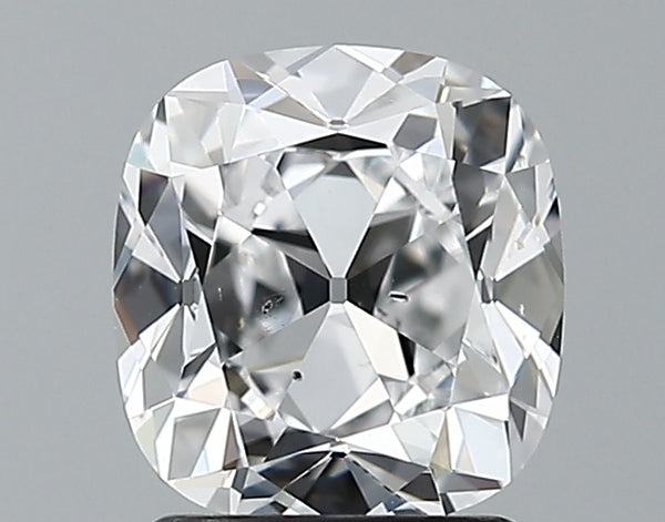 Lab-Grown 1.65 Carat Antique Cushion Cut Diamond color D Clarity SI1 With GIA Certificate, precious stones, engagement diamonds