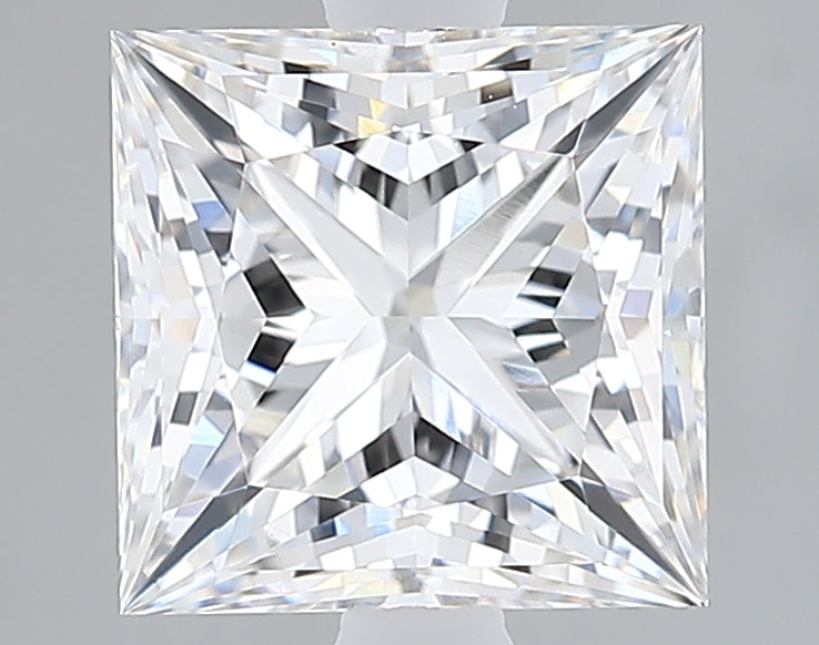 Lab-Grown 2.13 Carat Princess Cut Diamond color F Clarity VS1 With GIA Certificate, precious stones, engagement diamonds