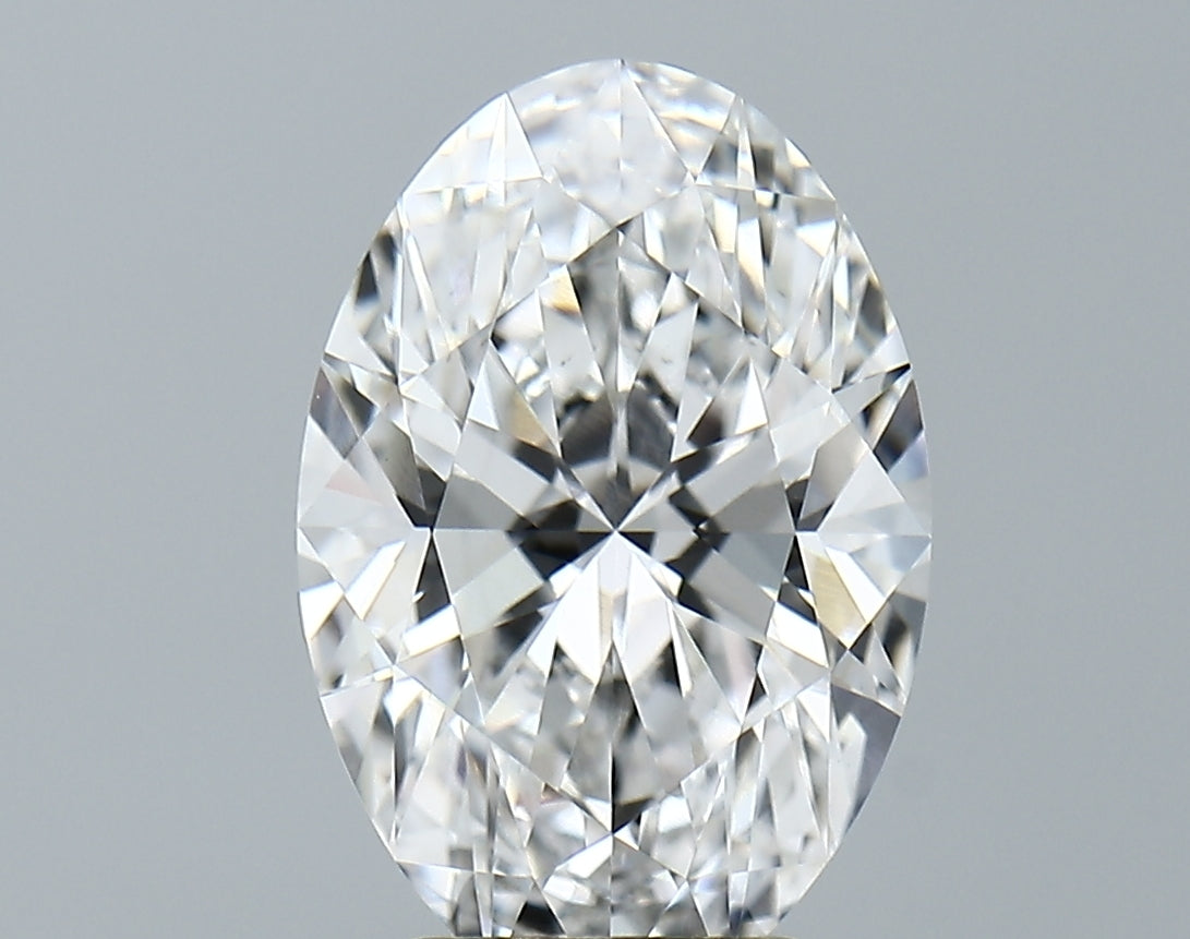 Lab-Grown 3.73 Carat Oval Shape Diamond color D Clarity VS1, precious stones, engagement diamonds