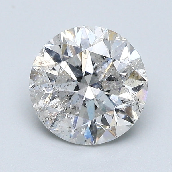 1.52 Carat Round Brilliant Diamond color G Clarity I3, natural diamonds, precious stones, engagement diamonds