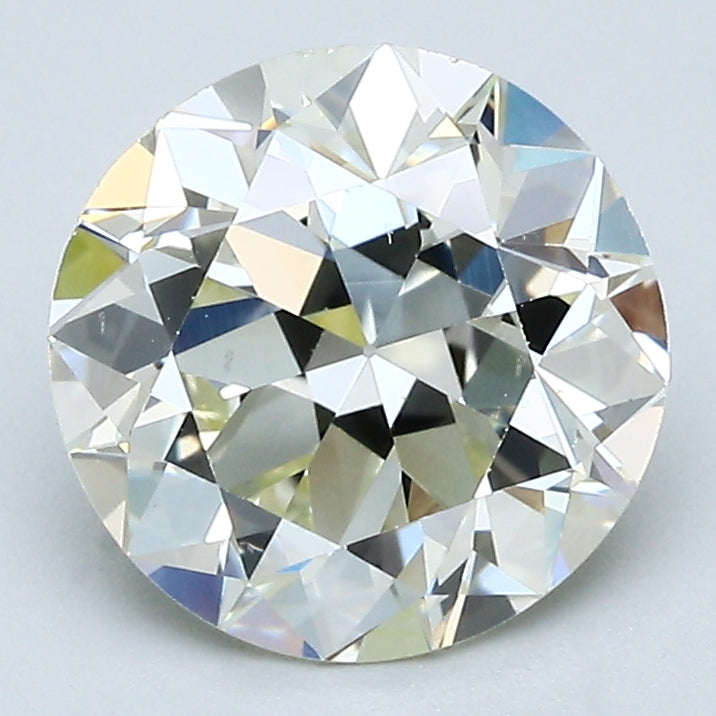 2.69 Carat Round Brilliant Diamond color N Clarity VS2, natural diamonds, precious stones, engagement diamonds