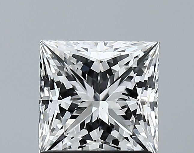 Lab-Grown 1.29 Carat Princess Cut Diamond color E Clarity VS1 With GIA Certificate, precious stones, engagement diamonds
