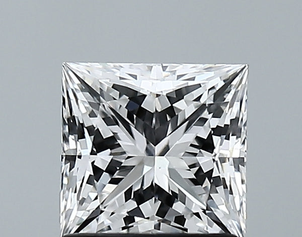 Lab-Grown 1.29 Carat Princess Cut Diamond color E Clarity VS1 With GIA Certificate, precious stones, engagement diamonds