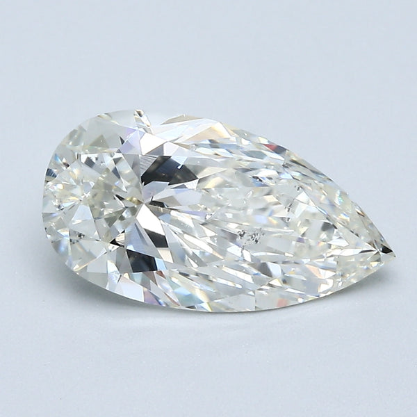 2.05 Carat Pear Shape Natural Mined Diamond J Color SI2 Clarity With GIA Certificate, natural diamonds, precious stones, engagement diamonds
