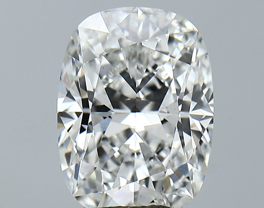 Lab-Grown 3.30 Carat Cushion Brilliant Diamond color E Clarity VS2, precious stones, engagement diamonds