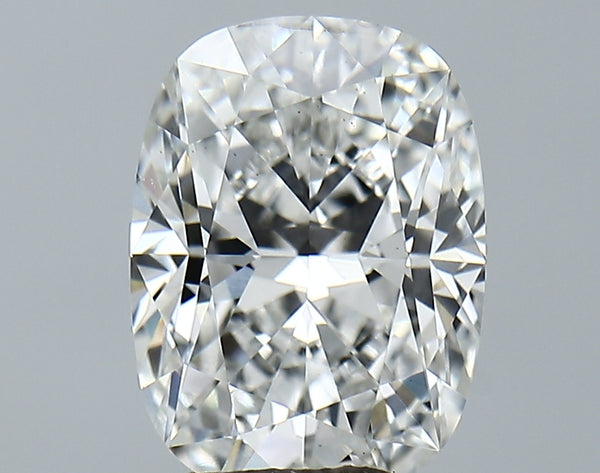 Lab-Grown 3.30 Carat Cushion Brilliant Diamond color E Clarity VS2, precious stones, engagement diamonds
