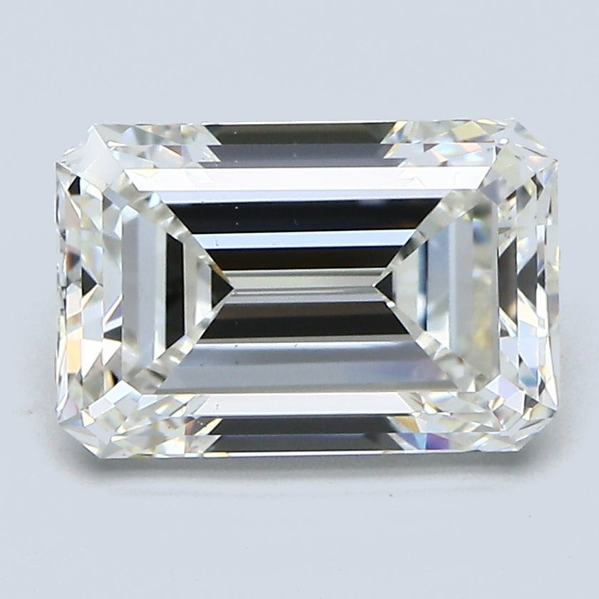 3.10 Carat Emerald Cut Natural Mined Diamond I Color SI1 Clarity With GIA Certificate, natural diamonds, precious stones, engagement diamonds