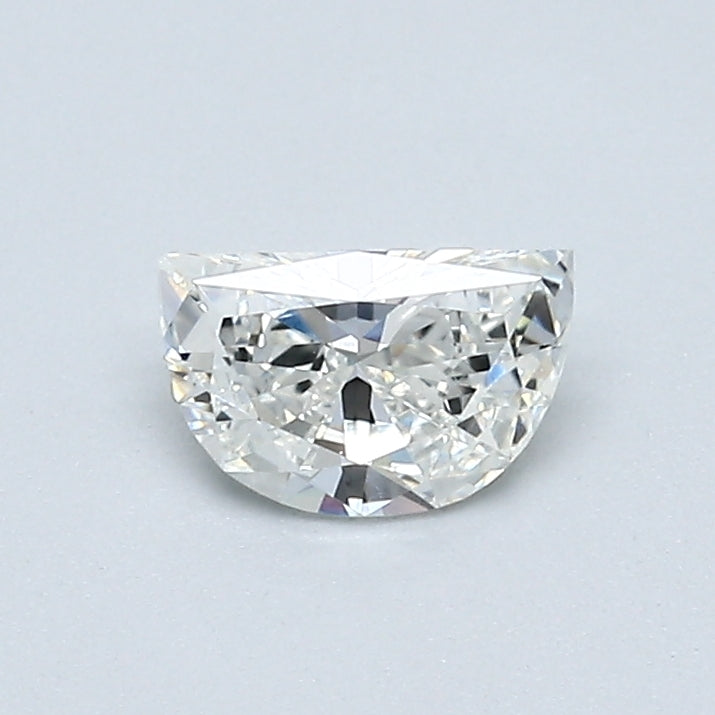 0.38 Carat Half Moon Shape Natural Mined Diamond H Color VS1 Clarity With GIA Certificate, natural diamonds, precious stones, engagement diamonds
