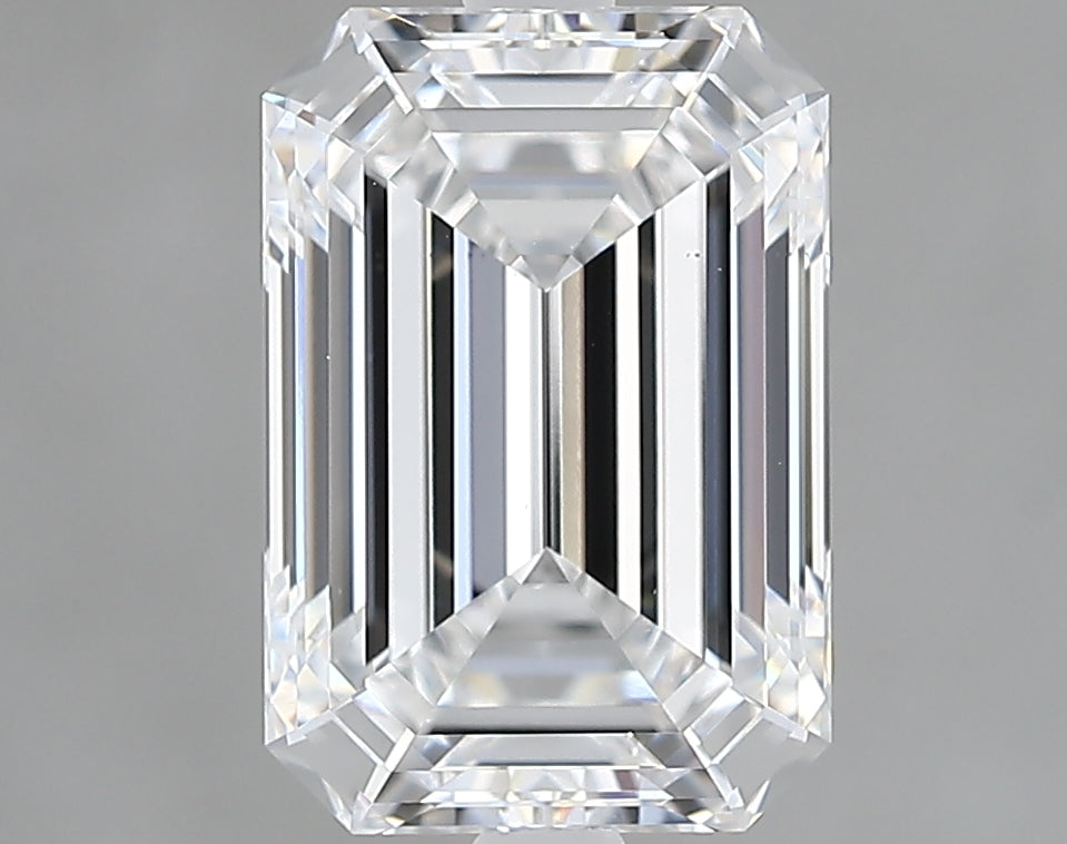 Lab-Grown 2.43 Carat Emerald Cut Diamond color D Clarity VS1, precious stones, engagement diamonds